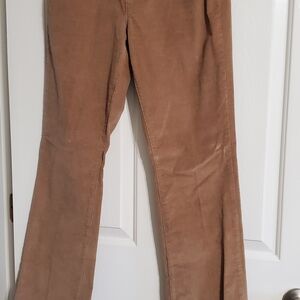 Women's Classic Tan Corduroy Flare Jeans